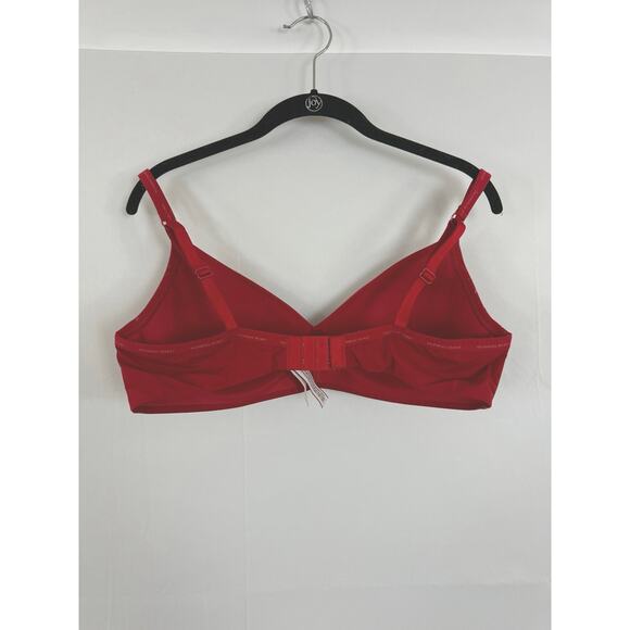 Victoria's Secret Red Underwire Bra, Size 38D, Adjustable Straps - Picture 2 of 10